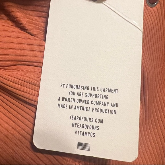 NWT Year of Ours Terracotta Ribbed Football Leggings - Picture 11 of 13